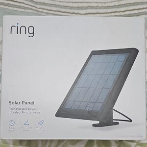 Ring Black Solar Panel for Security Devices